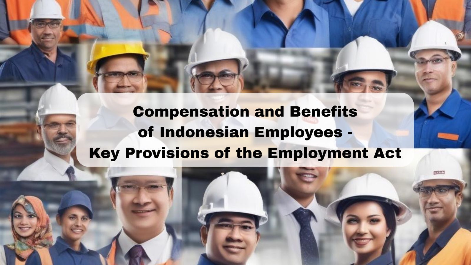 Compensation and Benefits  of Indonesian Employees - Key provisions of The employment act in Indonesia